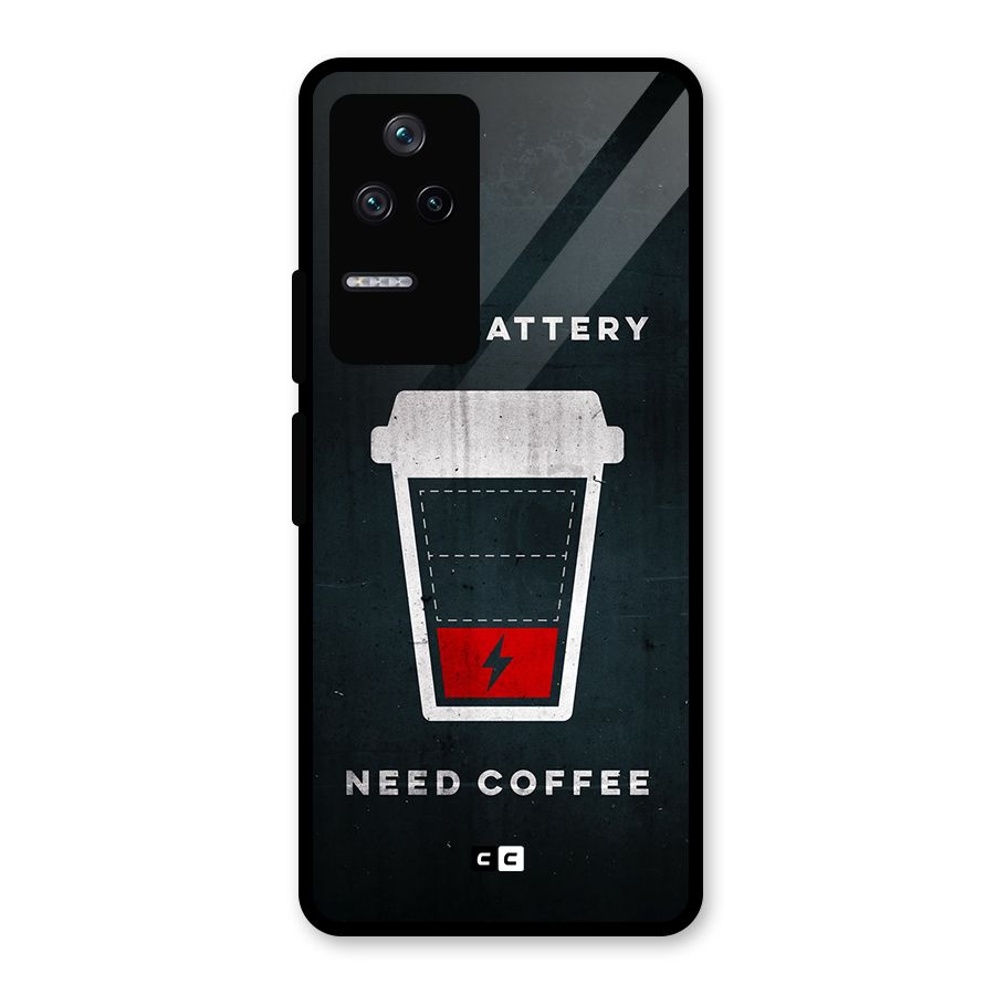 Coffee Need Glass Back Case for Poco F4 5G