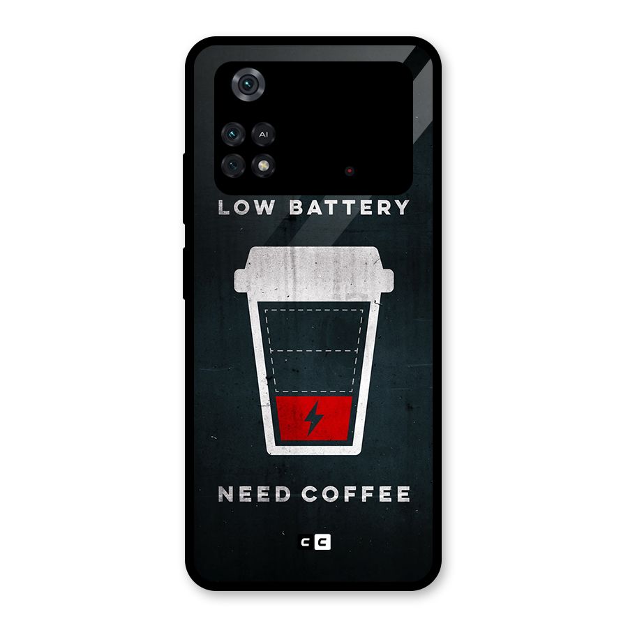 Coffee Need Glass Back Case for Poco M4 Pro 4G