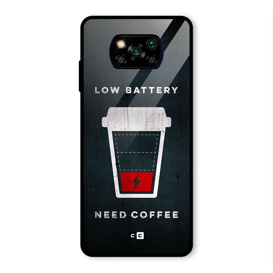 Coffee Need Glass Back Case for Poco X3 Pro