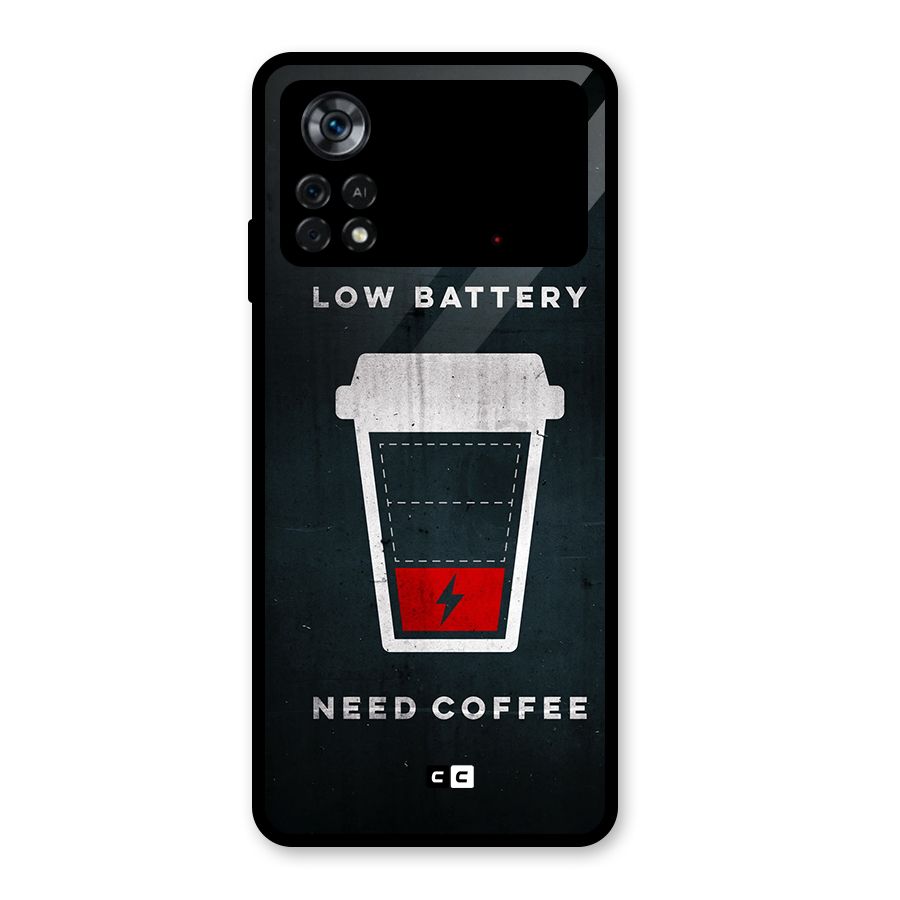 Coffee Need Glass Back Case for Poco X4 Pro 5G