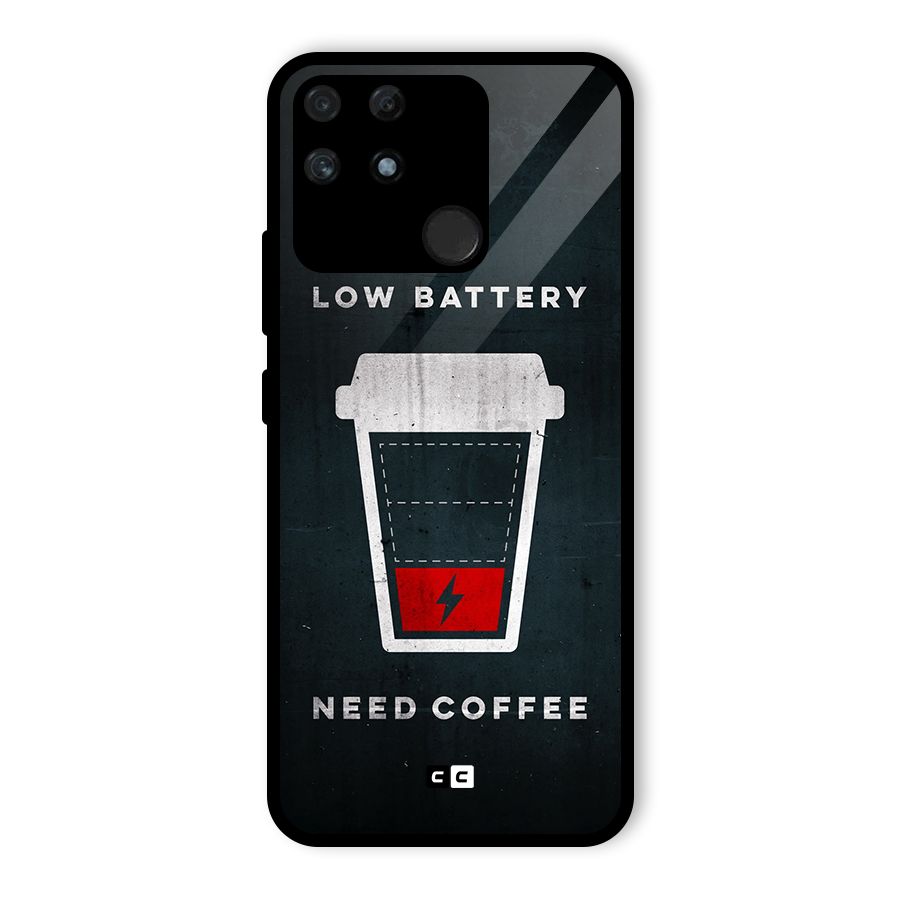 Coffee Need Glass Back Case for Realme Narzo 50A