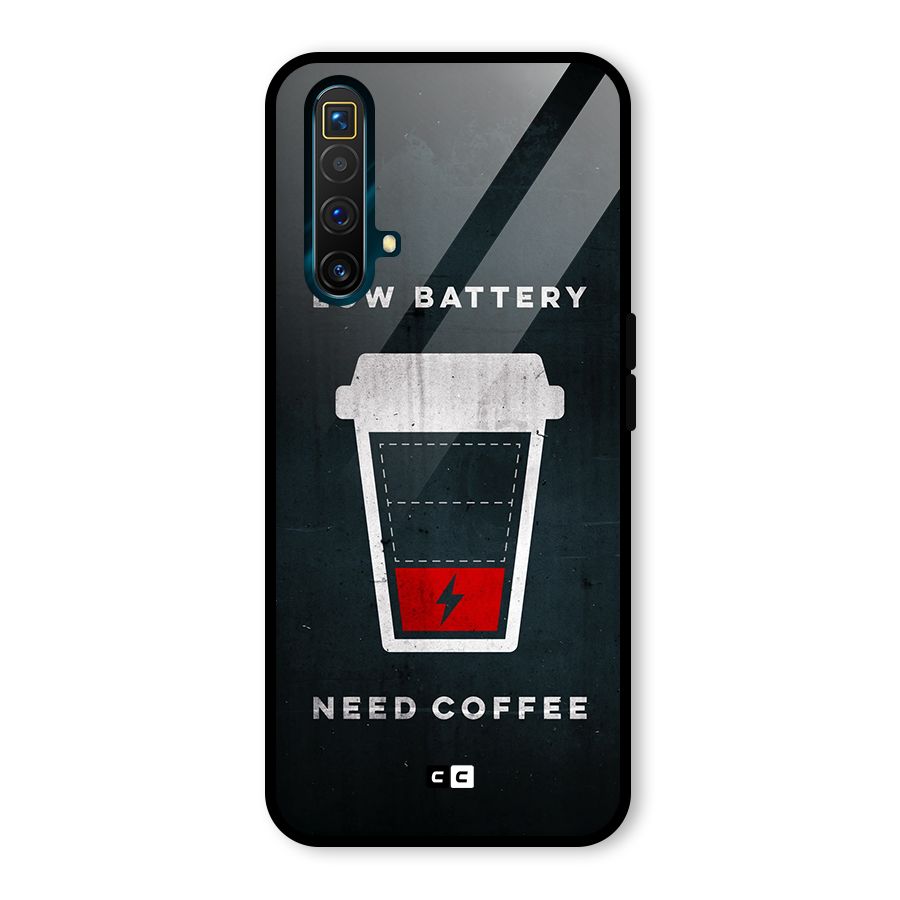 Coffee Need Glass Back Case for Realme X3