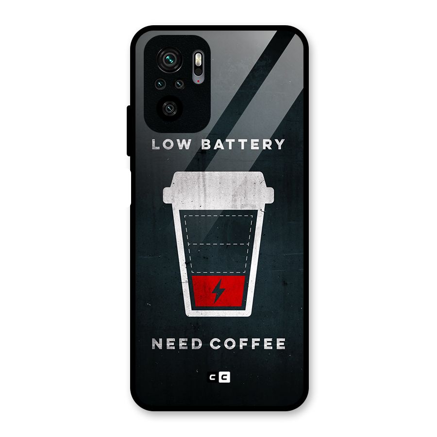Coffee Need Glass Back Case for Redmi Note 10S
