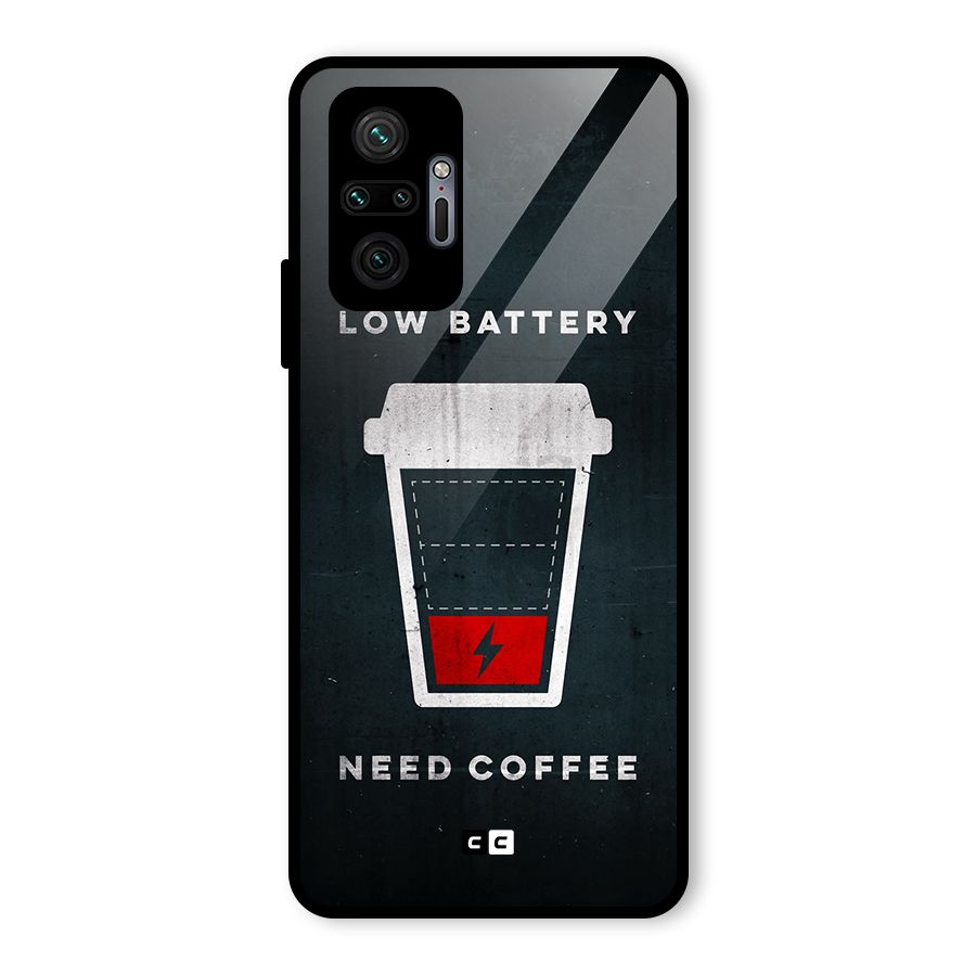 Coffee Need Glass Back Case for Redmi Note 10 Pro Max