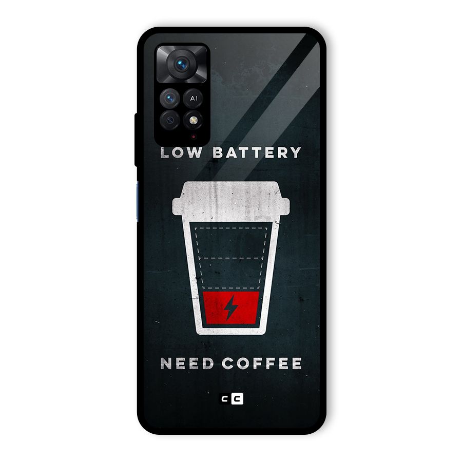 Coffee Need Glass Back Case for Redmi Note 11 Pro