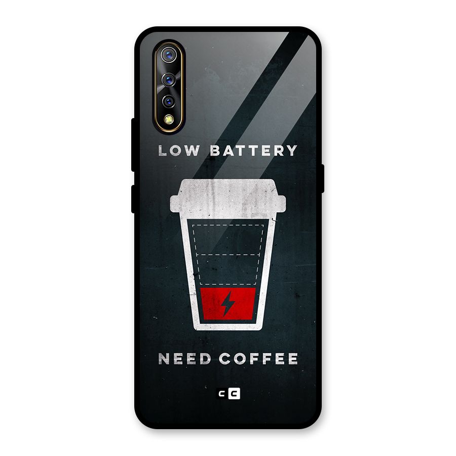 Coffee Need Glass Back Case for Vivo S1