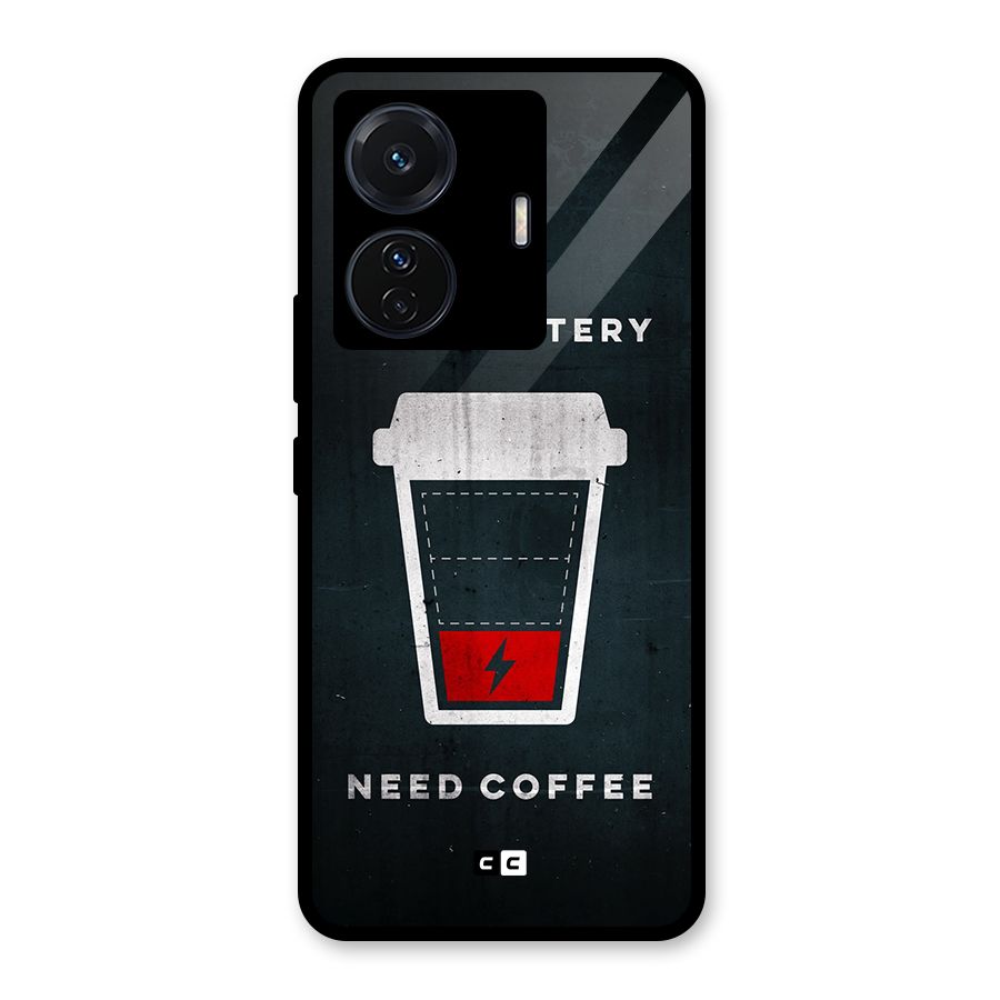 Coffee Need Glass Back Case for Vivo T1 Pro