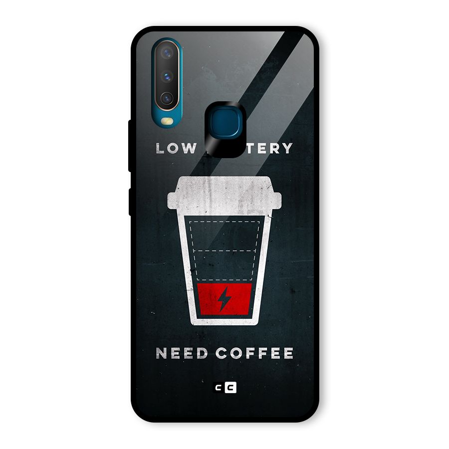 Coffee Need Glass Back Case for Vivo U10