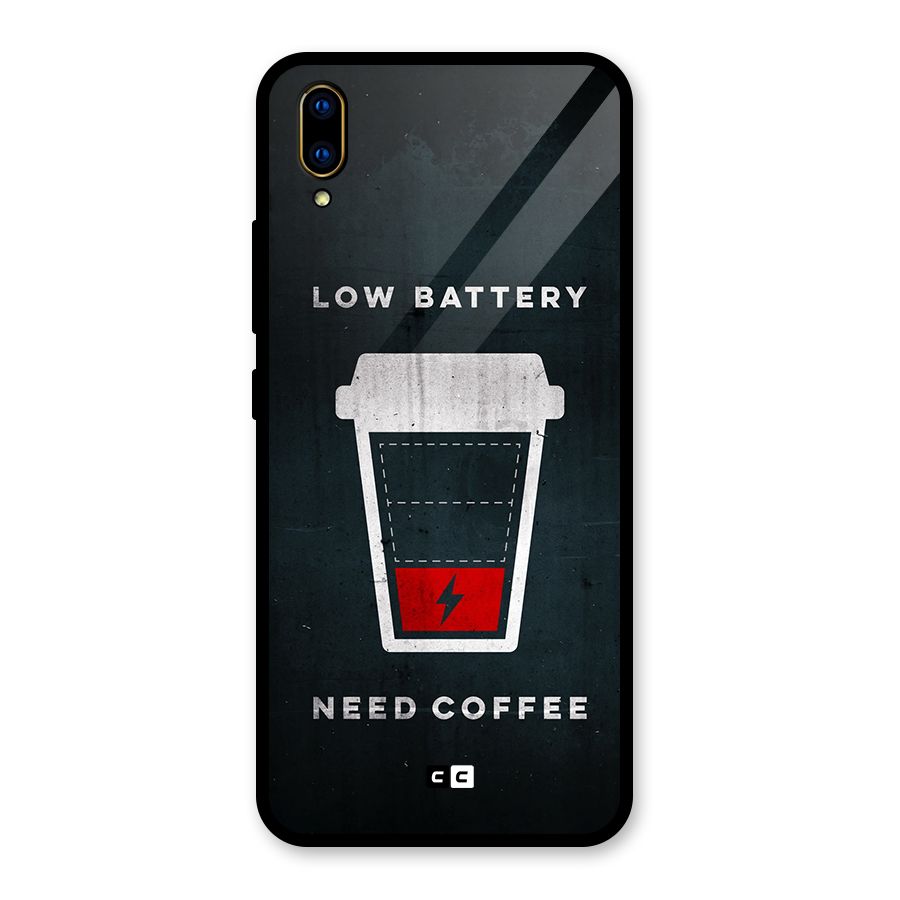 Coffee Need Glass Back Case for Vivo V11 Pro