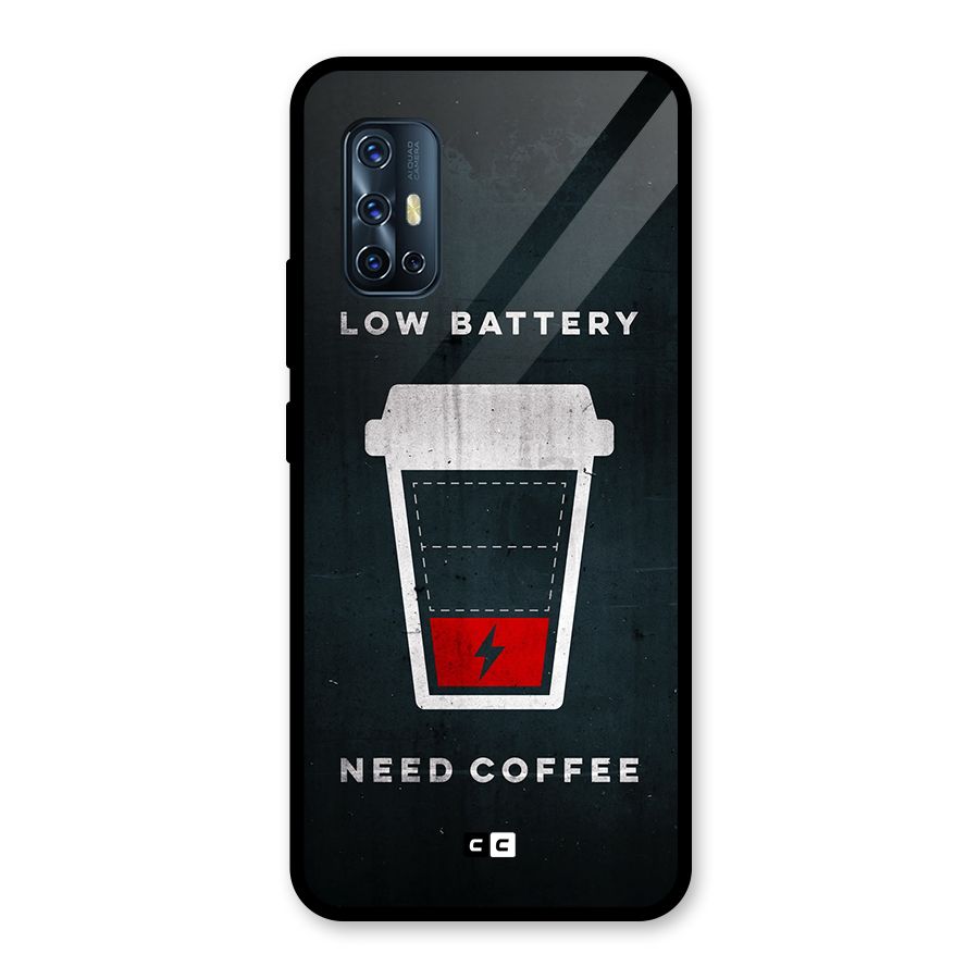Coffee Need Glass Back Case for Vivo V17