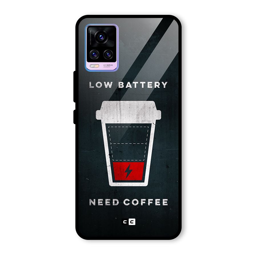 Coffee Need Glass Back Case for Vivo V20 Pro
