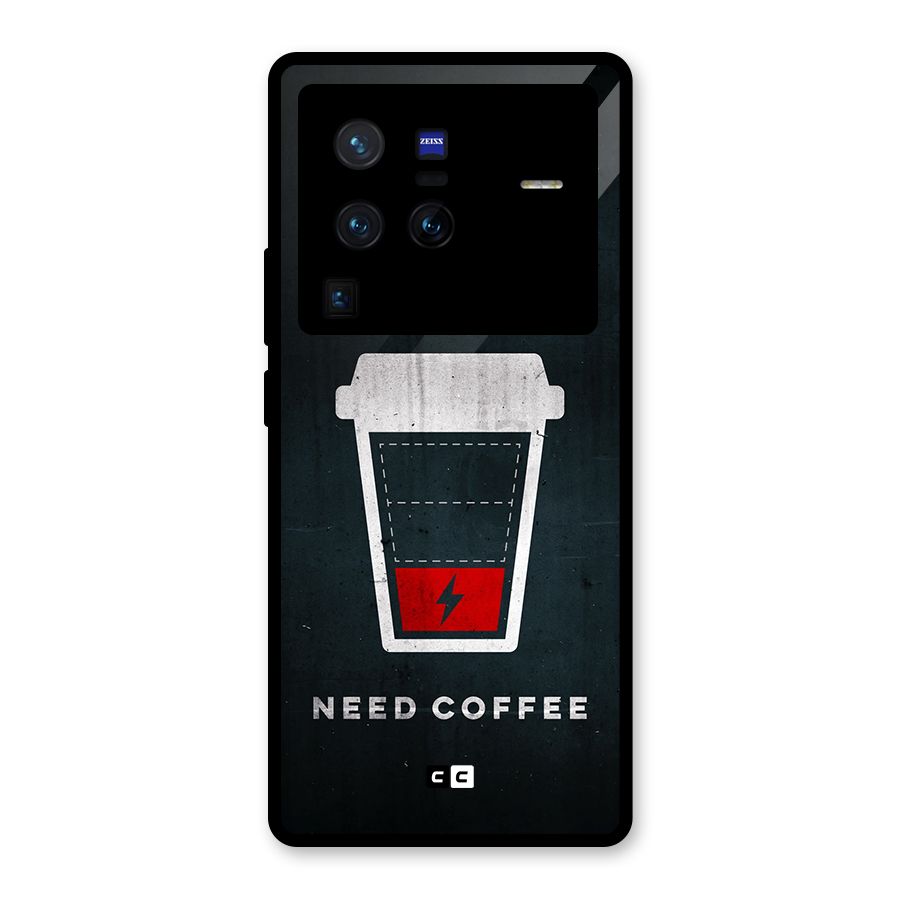 Coffee Need Glass Back Case for Vivo X80 Pro