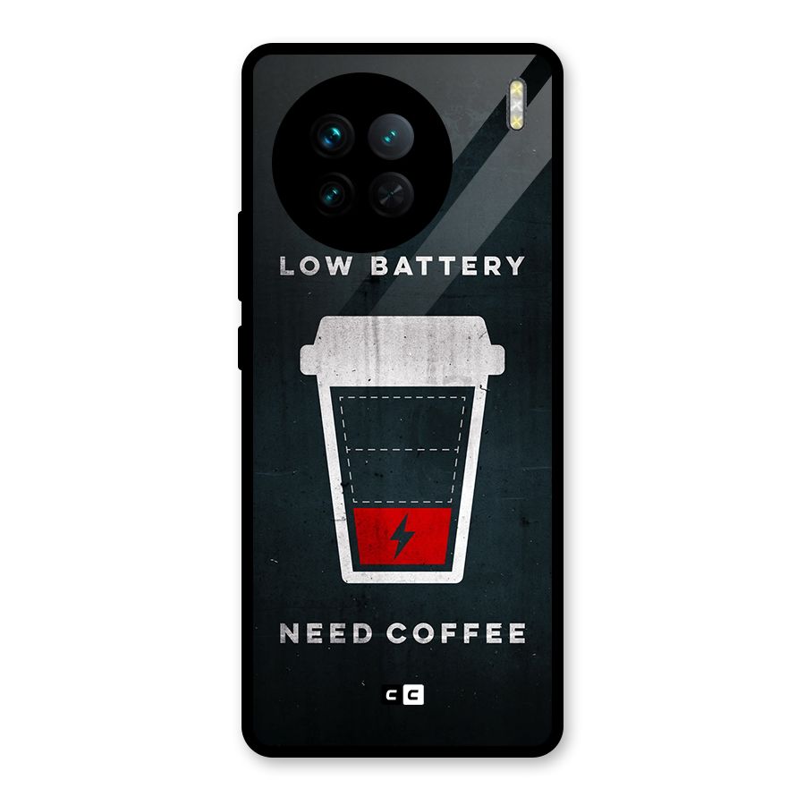 Coffee Need Glass Back Case for Vivo X90