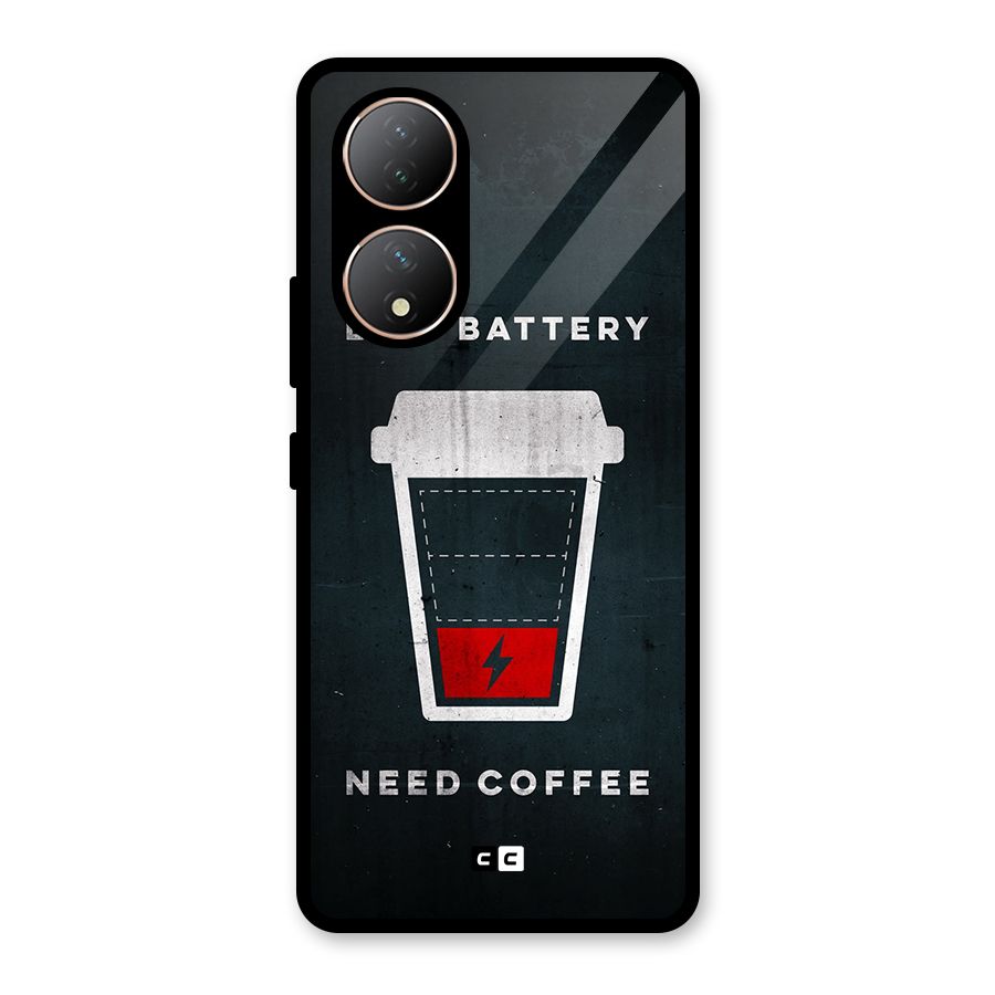 Coffee Need Glass Back Case for Vivo Y100A