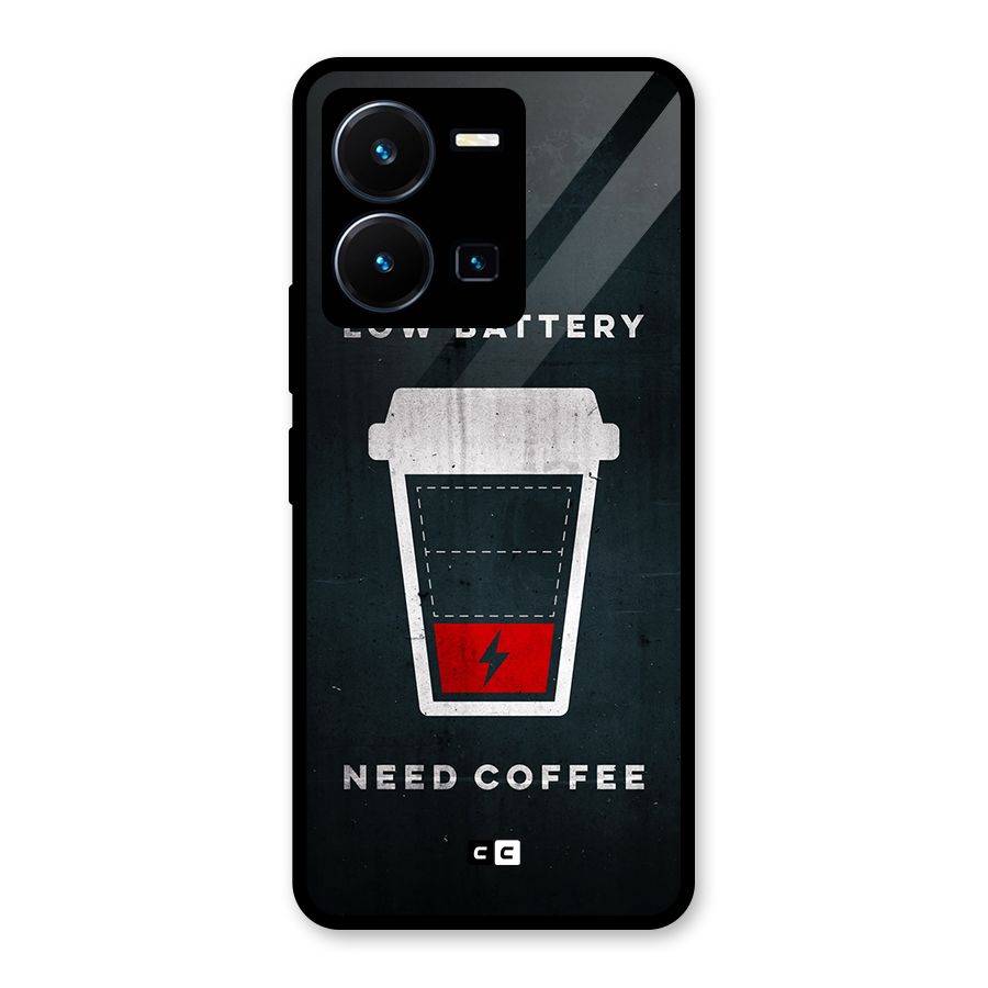 Coffee Need Glass Back Case for Vivo Y35