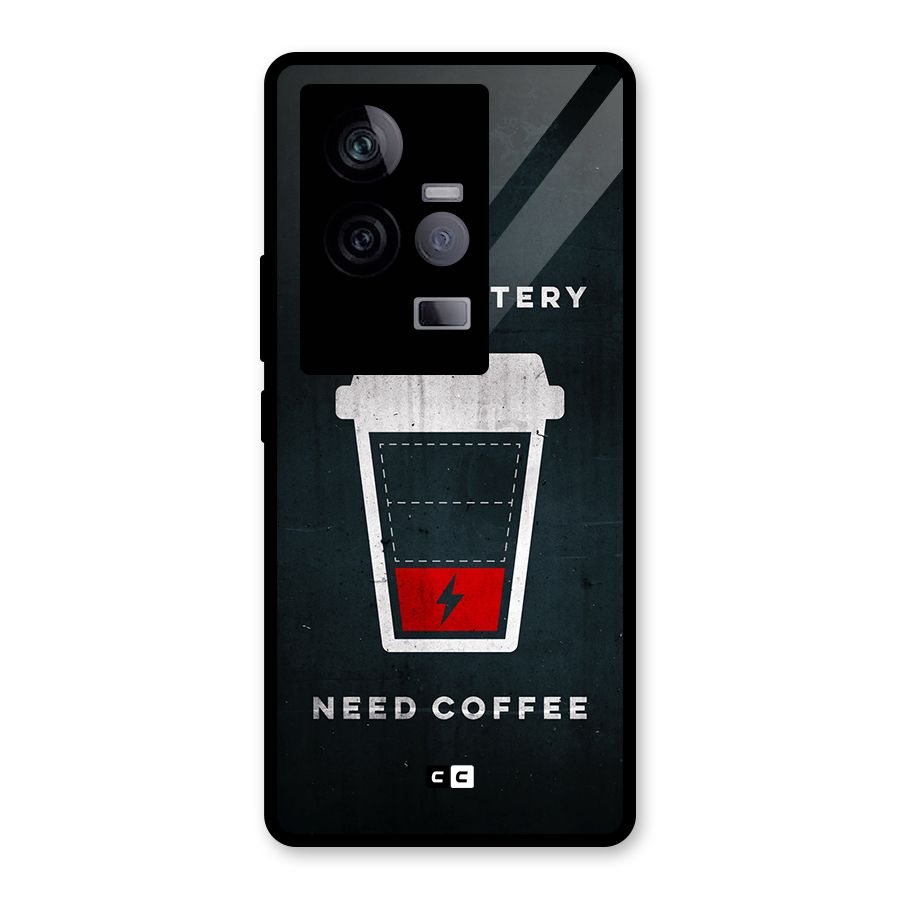 Coffee Need Glass Back Case for Vivo iQOO 11 5G