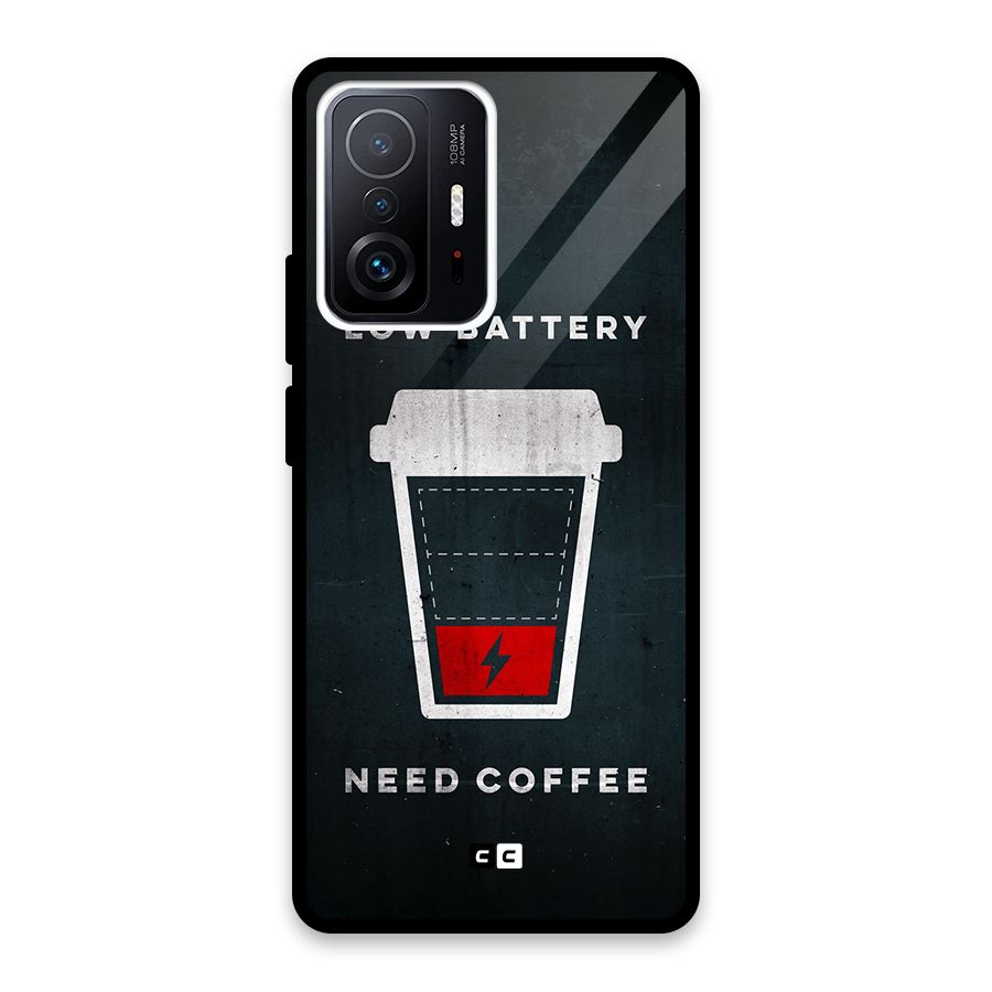 Coffee Need Glass Back Case for Xiaomi 11T Pro