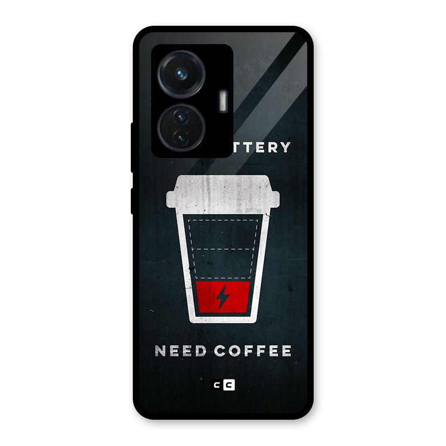 Coffee Need Glass Back Case for iQOO Z6 44W