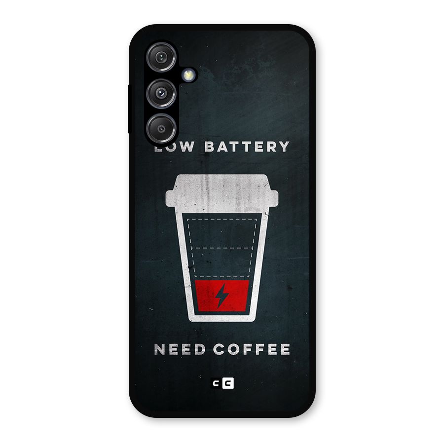 Coffee Need Metal Back Case for Galaxy M34 5G
