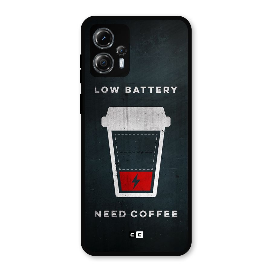 Coffee Need Metal Back Case for Moto G13