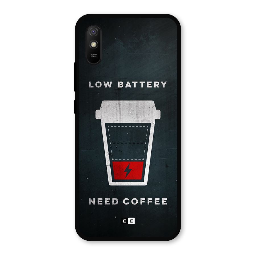Coffee Need Metal Back Case for Redmi 9a