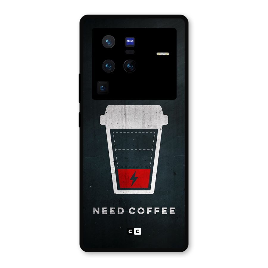 Coffee Need Metal Back Case for Vivo X80 Pro