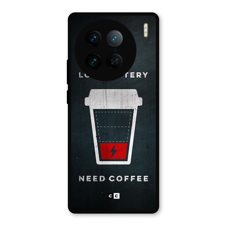 Coffee Need Metal Back Case for Vivo X90 Pro