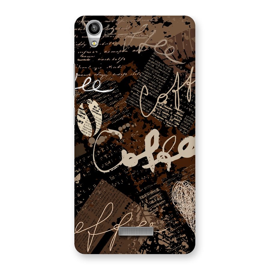 Coffee Scribbles Back Case for Lava-Pixel-V1