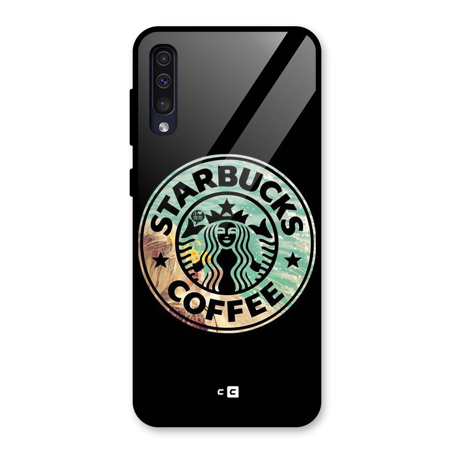 Coffee StarBucks Glass Back Case for Galaxy A50