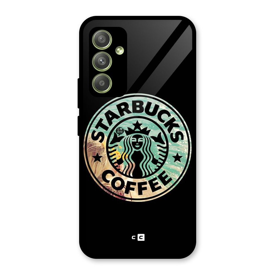 Coffee StarBucks Glass Back Case for Galaxy A54