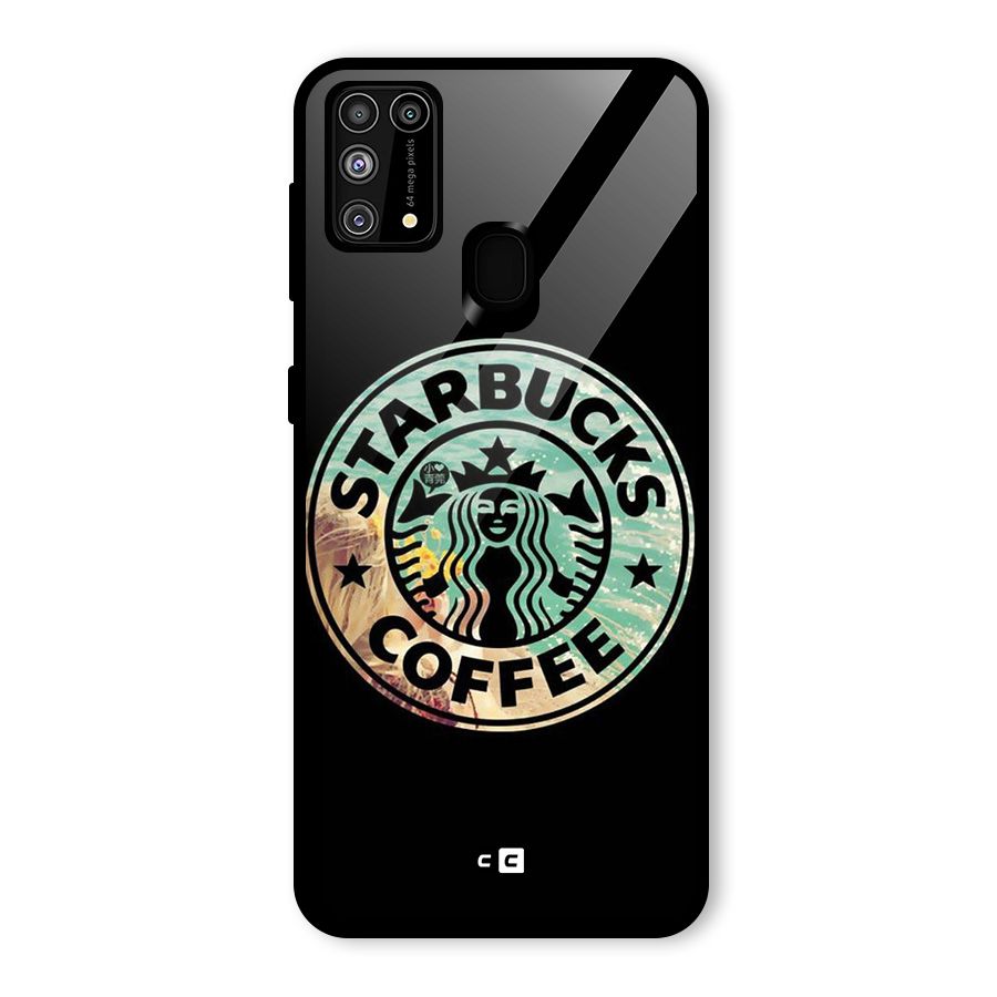 Coffee StarBucks Glass Back Case for Galaxy F41