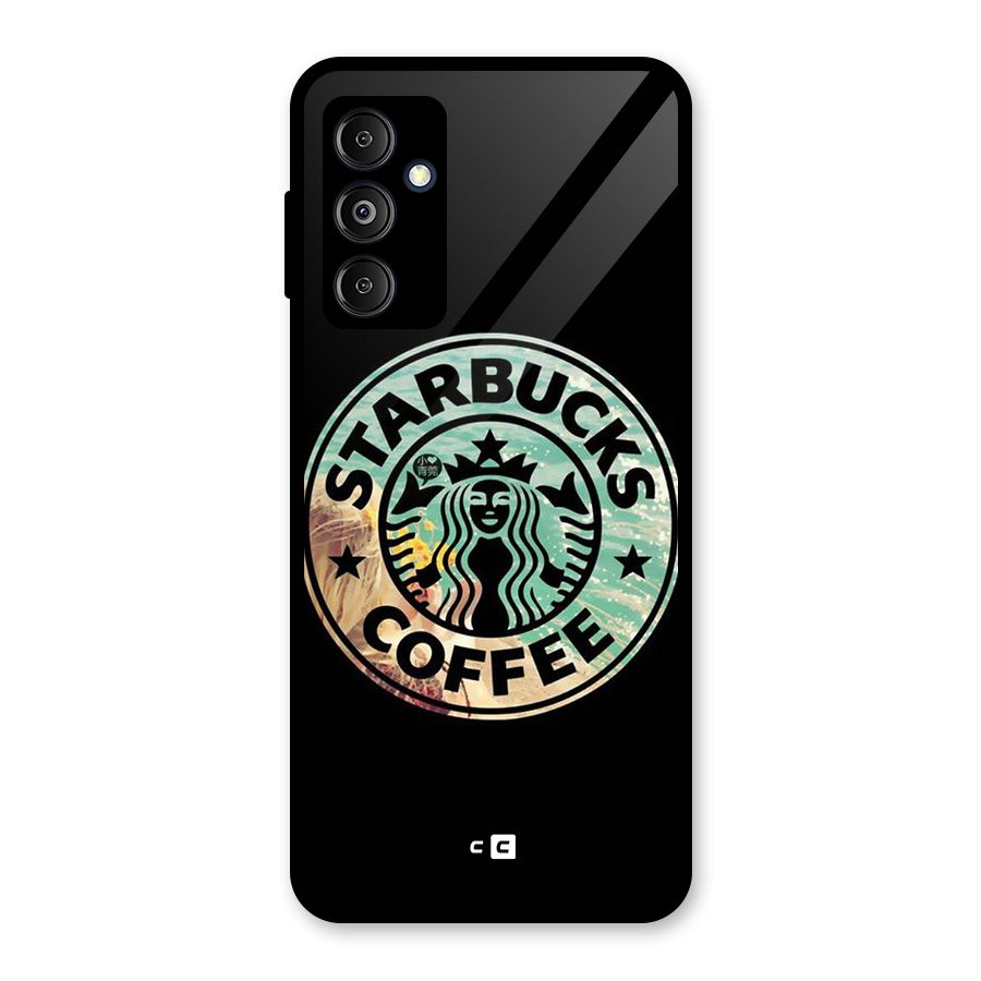Coffee StarBucks Glass Back Case for Galaxy M14 5G