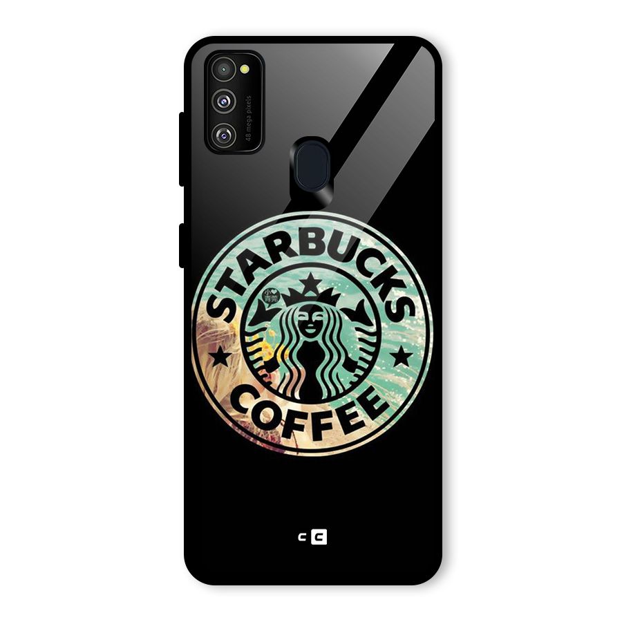 Coffee StarBucks Glass Back Case for Galaxy M30s