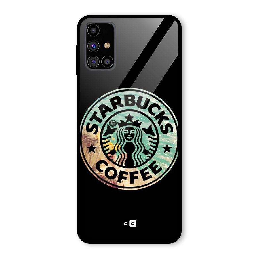 Coffee StarBucks Glass Back Case for Galaxy M31s