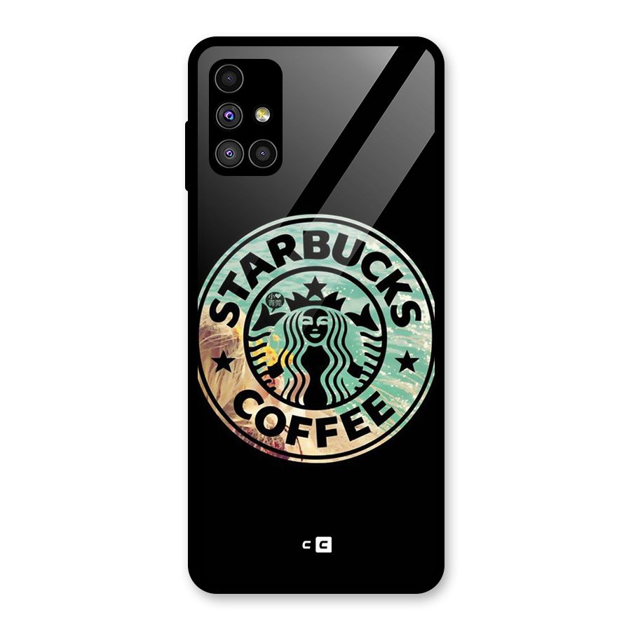Coffee StarBucks Glass Back Case for Galaxy M51