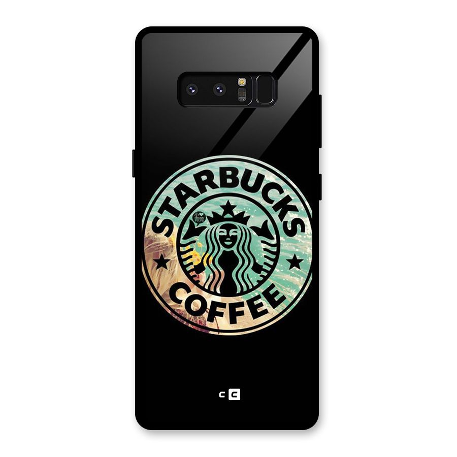 Coffee StarBucks Glass Back Case for Galaxy Note 8