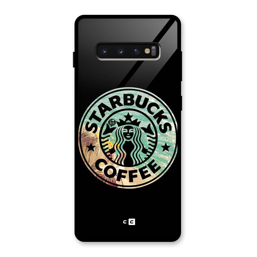 Coffee StarBucks Glass Back Case for Galaxy S10 Plus