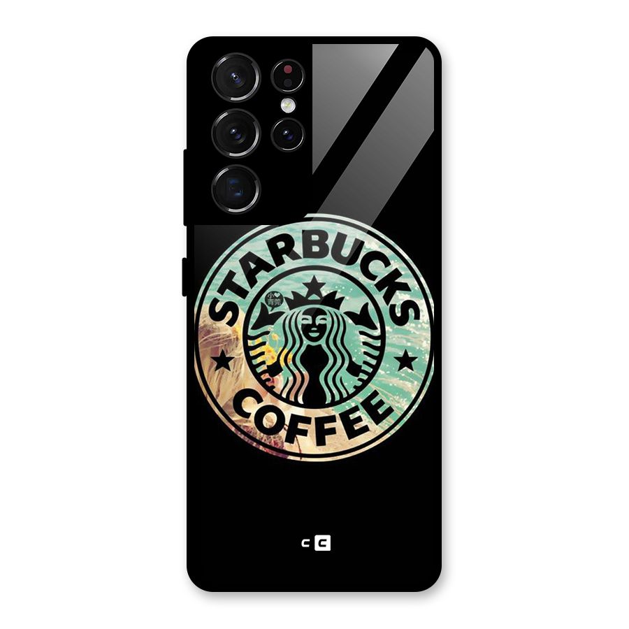 Coffee StarBucks Glass Back Case for Galaxy S21 Ultra 5G