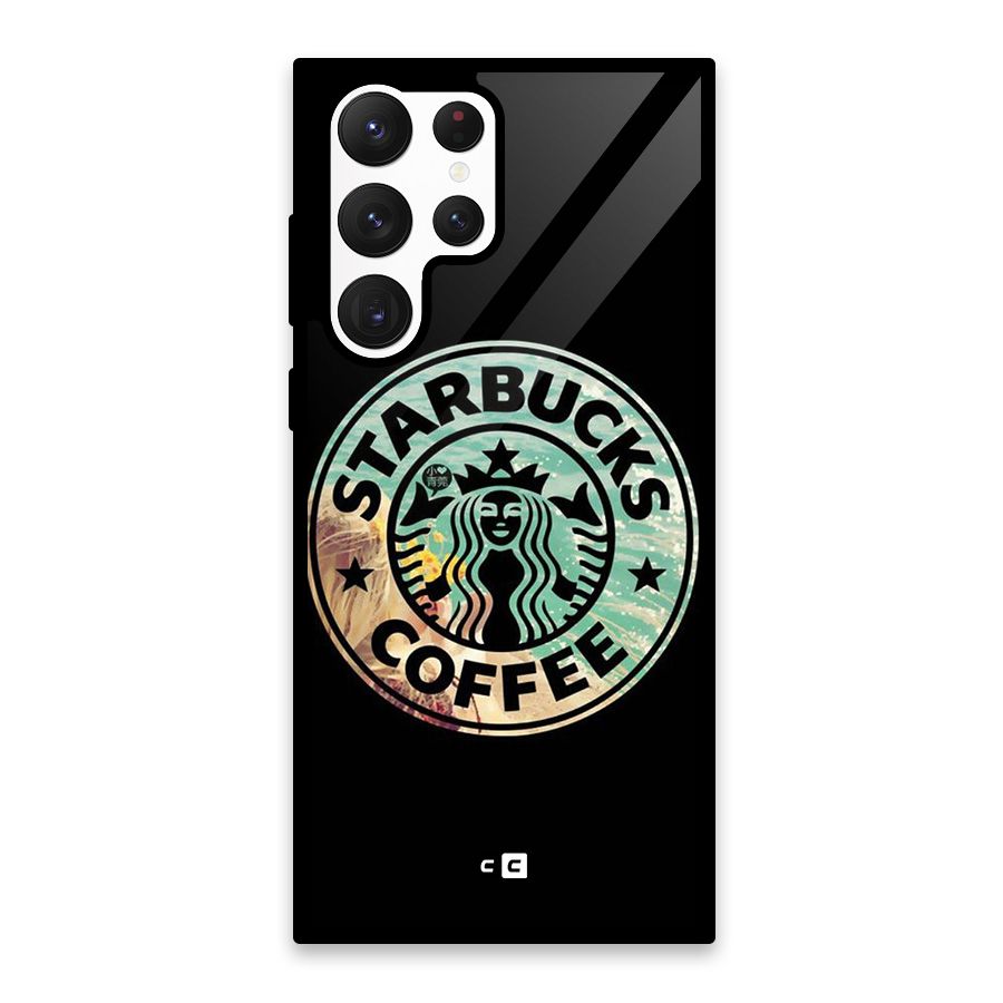 Coffee StarBucks Glass Back Case for Galaxy S22 Ultra 5G