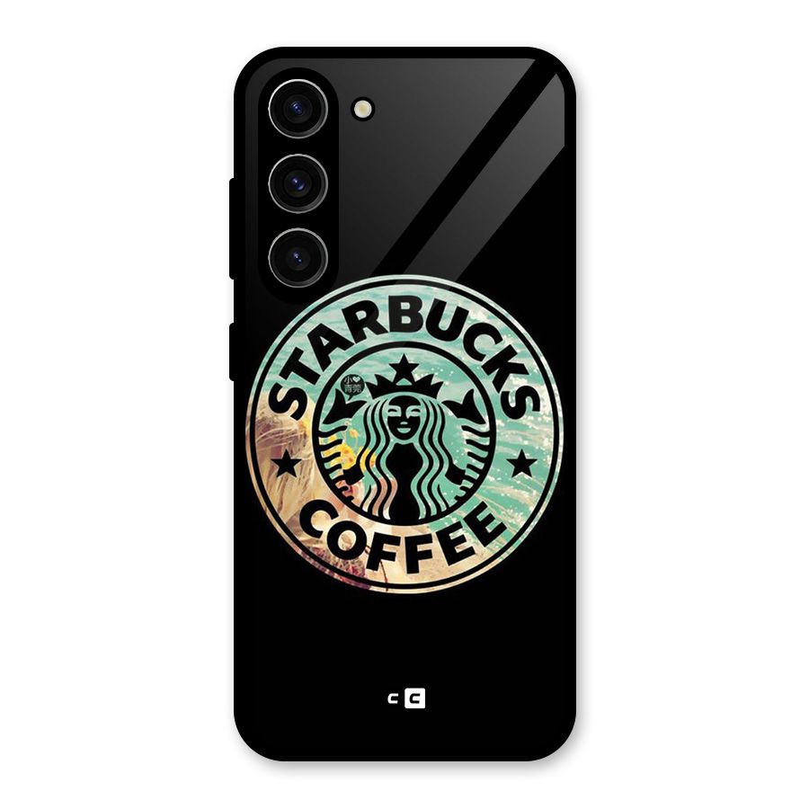 Coffee StarBucks Glass Back Case for Galaxy S23
