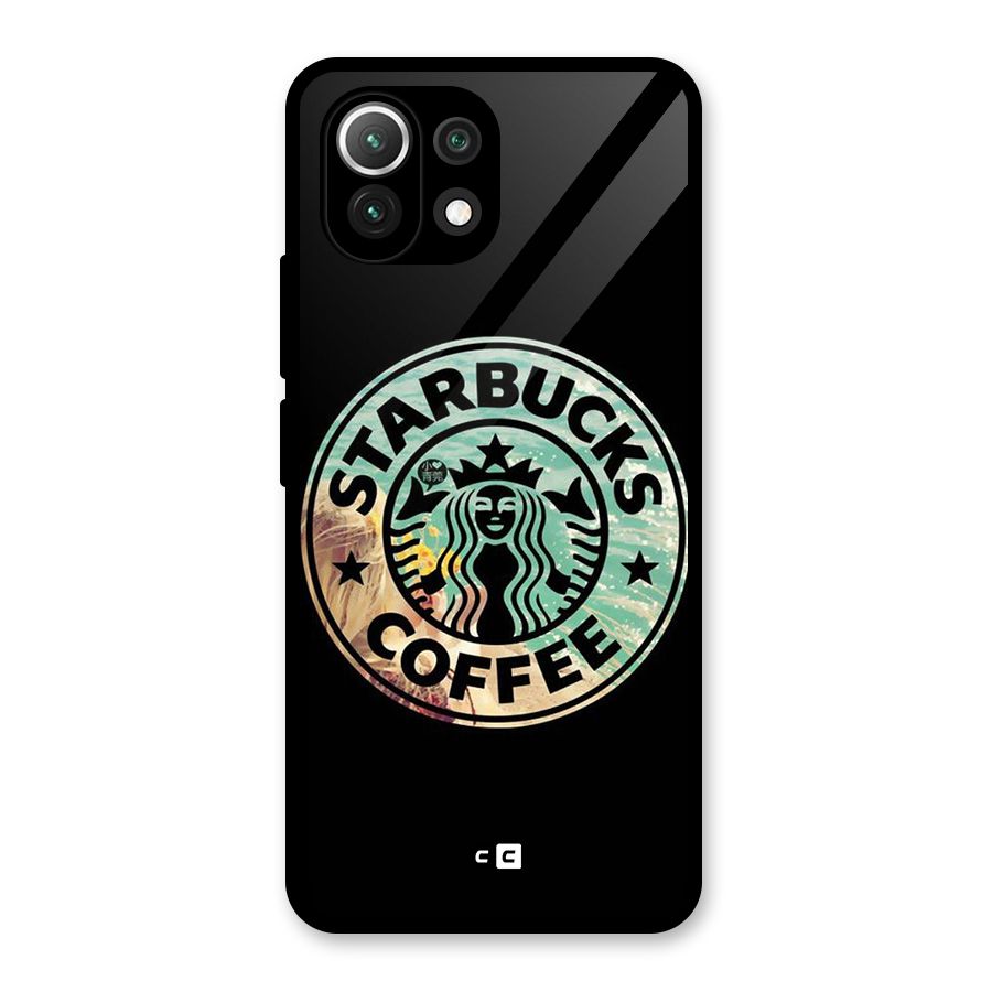Coffee StarBucks Glass Back Case for Mi 11 Lite NE 5G