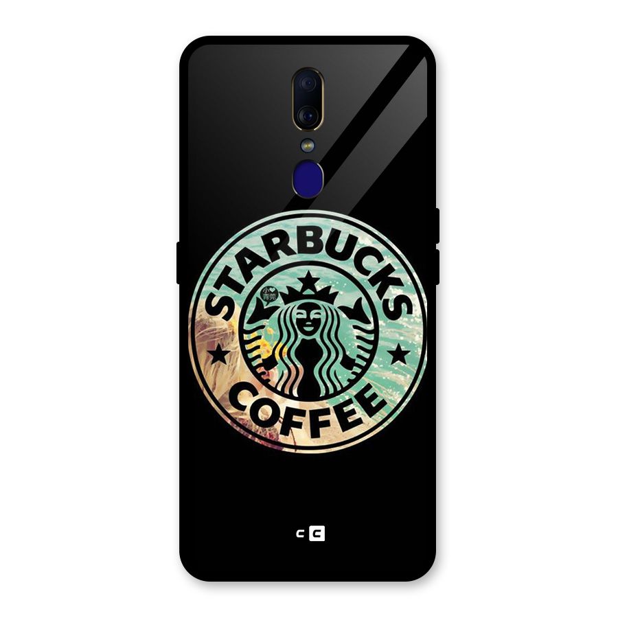 Coffee StarBucks Glass Back Case for Oppo F11