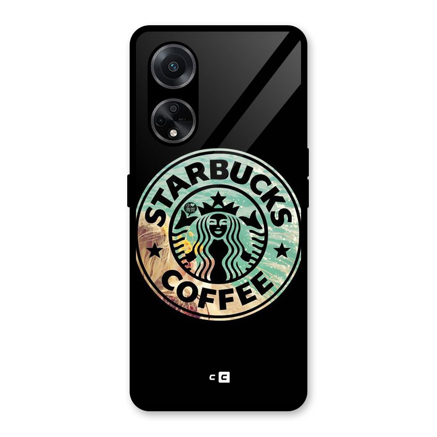 Coffee StarBucks Glass Back Case for Oppo F23