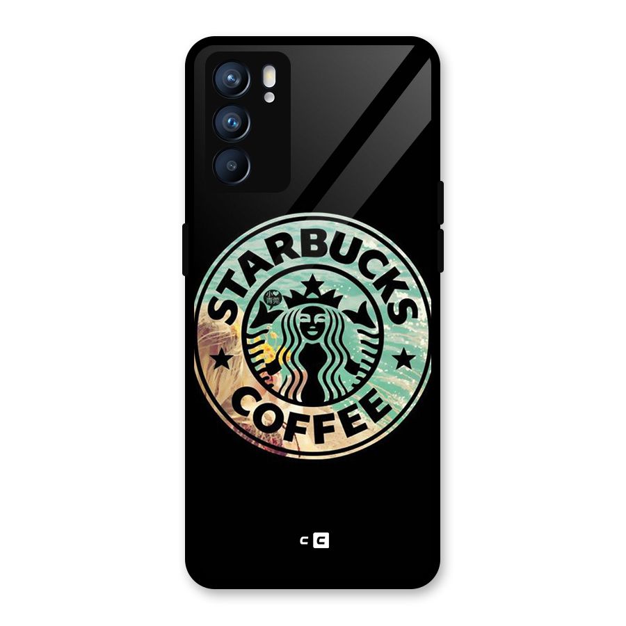 Coffee StarBucks Glass Back Case for Oppo Reno6 5G