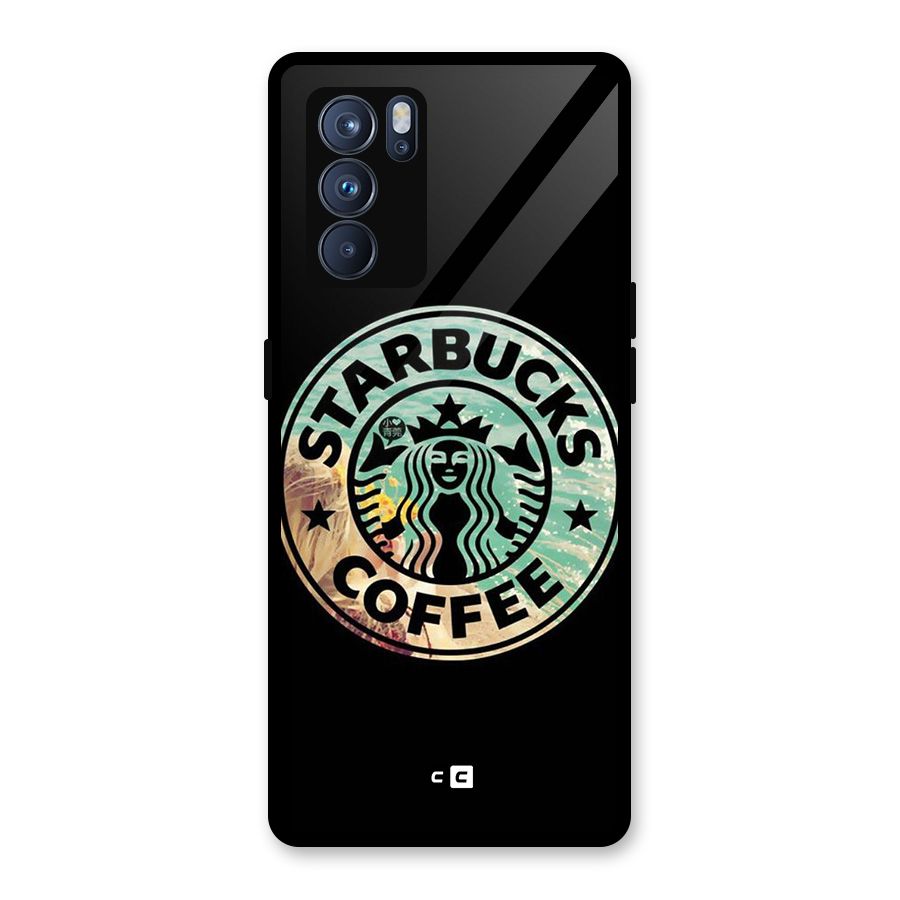 Coffee StarBucks Glass Back Case for Oppo Reno6 Pro 5G