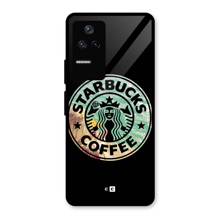 Coffee StarBucks Glass Back Case for Poco F4 5G