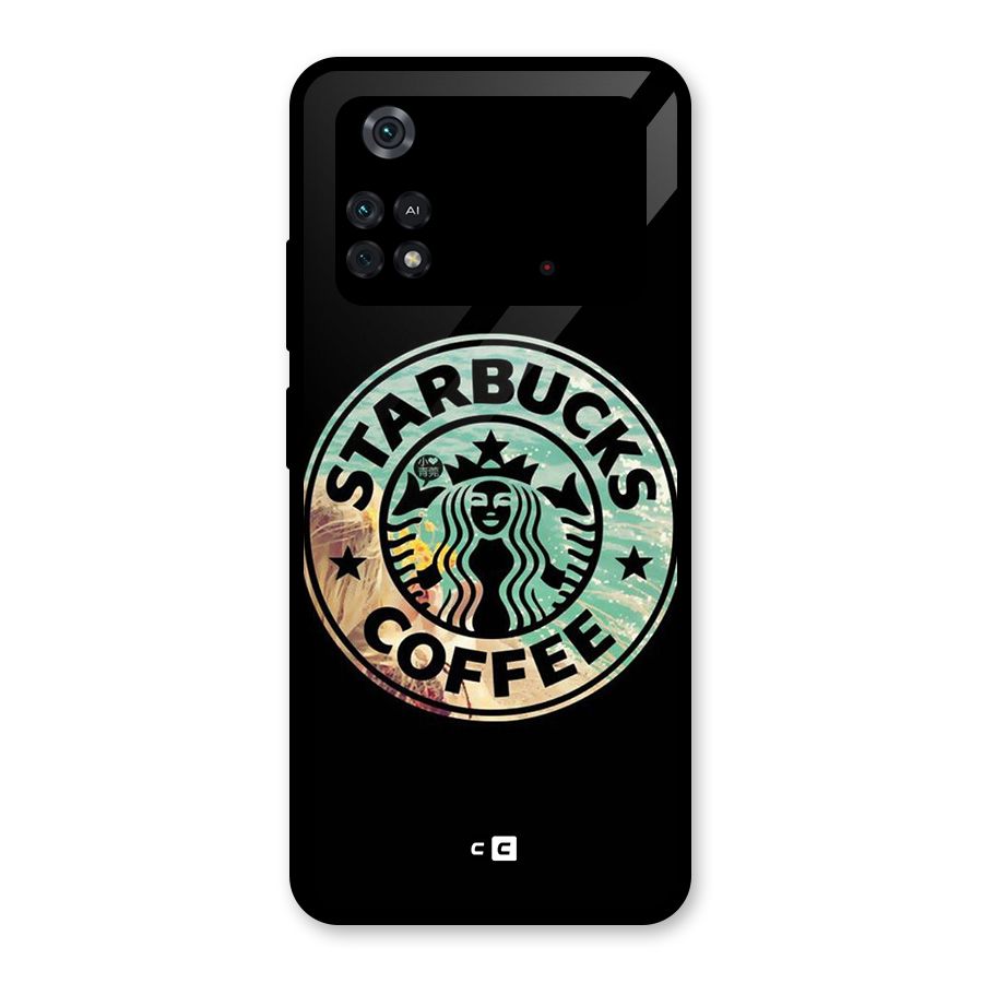 Coffee StarBucks Glass Back Case for Poco M4 Pro 4G
