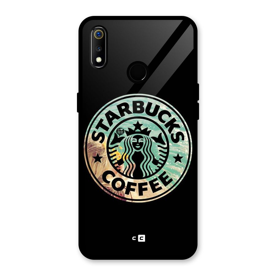 Coffee StarBucks Glass Back Case for Realme 3i