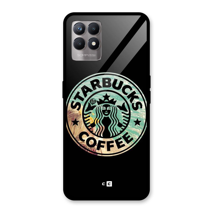 Coffee StarBucks Glass Back Case for Realme 8i