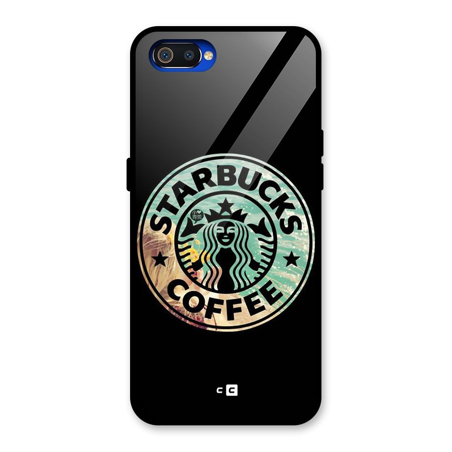 Coffee StarBucks Glass Back Case for Realme C2
